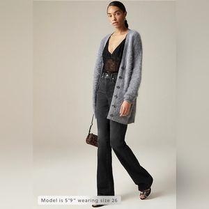 Nwt J. Crew Women’s High Rise Boot Cut Jean In 2003  Super Stretch Size 27